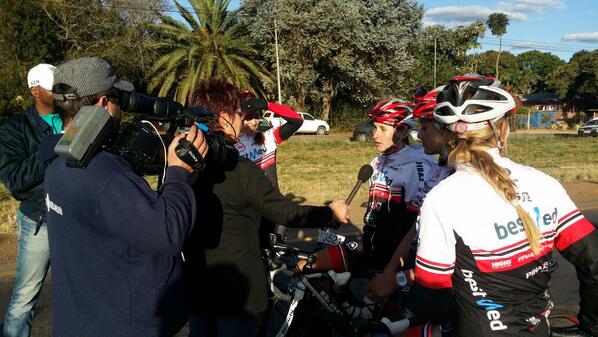 AMRPolokwane's tweet photo. Congrats to the Bestmed Ladies team for winning the PPC Kremetart Stage Race! Great Performance Ladies! http://t.co/Ib7Lktvi1d