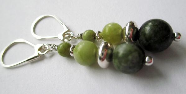 topiol's tweet photo. Handmade Connemara marble drop earring with sterling silver ear hooks, €30 on my Etsy shop: https://t.co/OBxE8zsfli http://t.co/WlzpHqIMiI