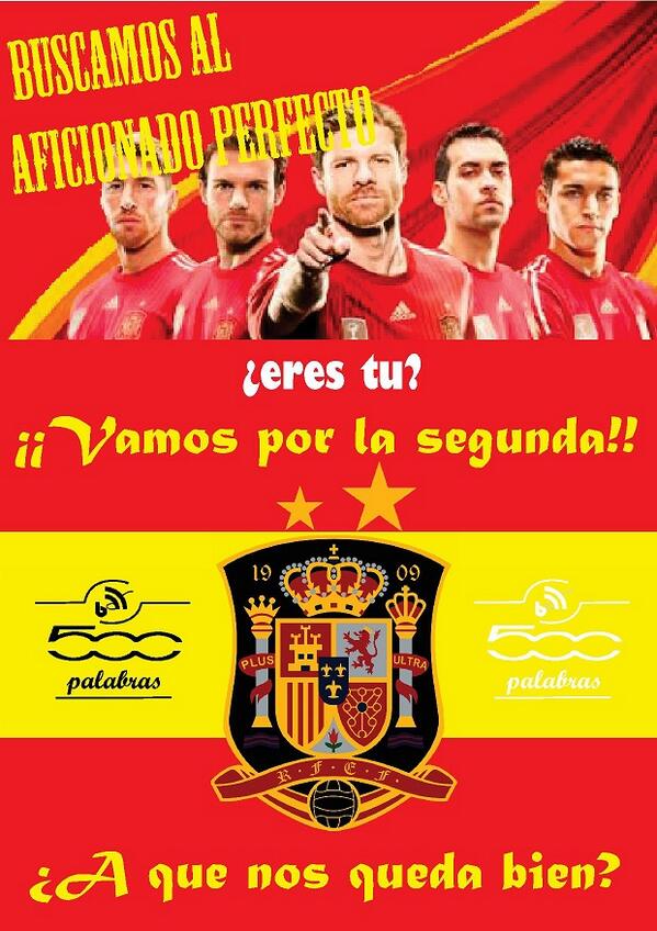500Palabras's tweet photo. @500Palabras BUSCAAL AFICIONADO PERFECTO!VAMOS POR NUESTRO SEGUNDO MUNDIAL!  OS ESPERAMOS CON MUCHAS SORPRESAS!RTS=) http://t.co/utSeams7WD