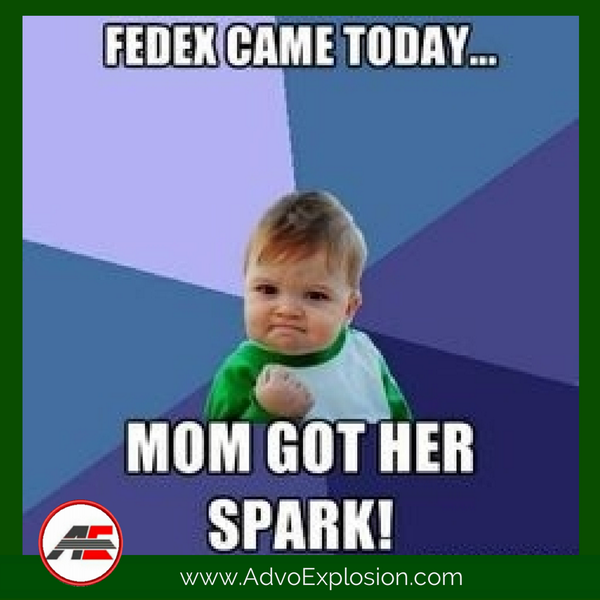 AdvoExplosion's tweet image. A fantastic combo....Spark and Summertime!   Happy Monday :)