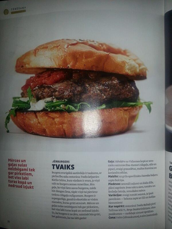 Sprideats's tweet photo. Žurnāls @irnauda ierindo mūsu Jēra Burgeru 4 labāko starpā! Mums liels gandarījums,ka jums garšo! http://t.co/AgbMpyhJP6