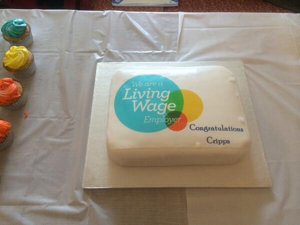 EducationBK's tweet photo. Well done to Cripps Health Centre &amp; everyone who's worked so hard with Notts @LivingWageUK so far. Great campaign. http://t.co/4y1nIslYn0