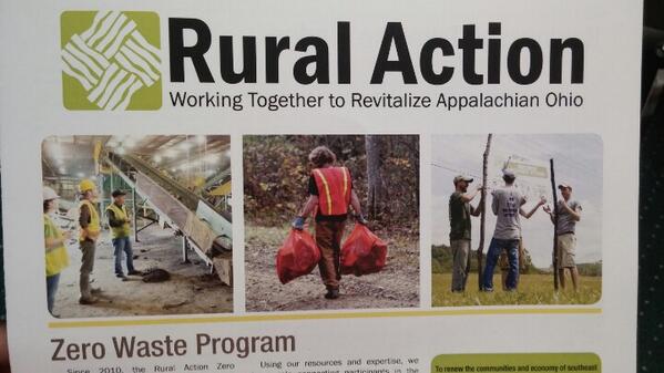JazdaKOS's tweet photo. #AppFellows at @Rural_Action learning about their Zero Waste Initiative http://t.co/9W84I0nFEJ