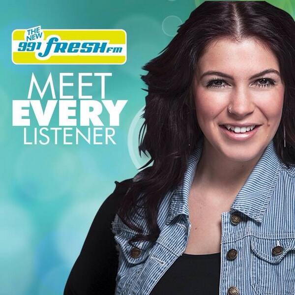 SuttoZ953's tweet photo. Make sure you say hi to @SarrChristie  at IGF entrance tonight - she's on a mission to #MeetEveryListener @991FreshFM http://t.co/ildCpqviIS