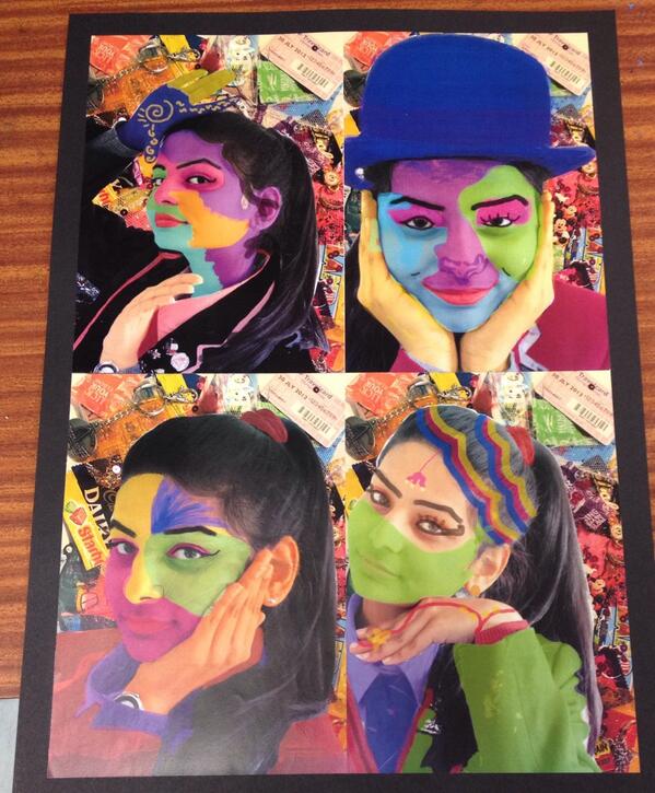 LongCloseArt's tweet image. Work by GCSE student #ChilaKumariBurman