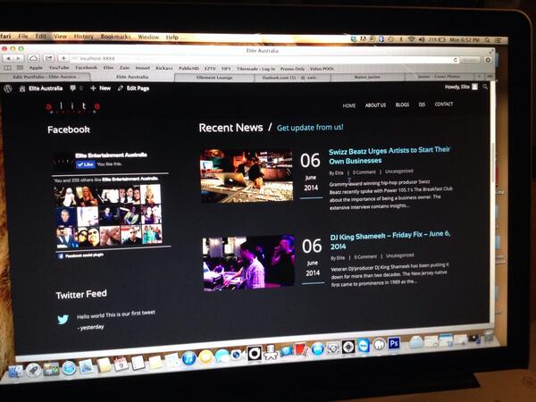 Elite_Aus's tweet photo. Working on our website currently.
Follow us for updates. http://t.co/FydesvNSgS