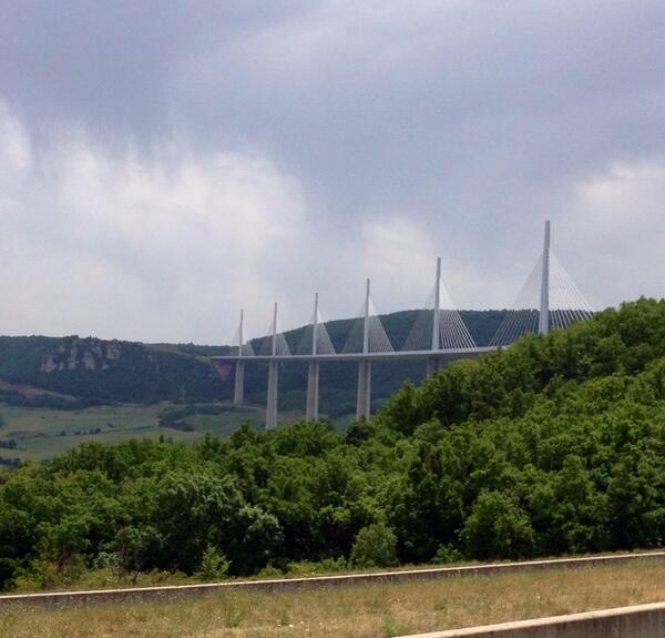 Just crossed Aquaduc de Millau not far from Roquefort