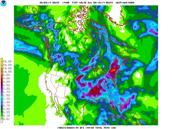 no need to water the lawn in New England this week.
You may want to check on the sump pump though