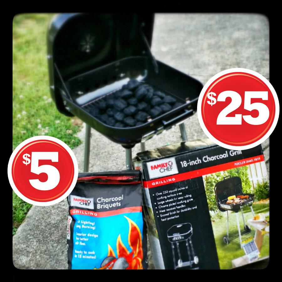 Family chef top charcoal grill