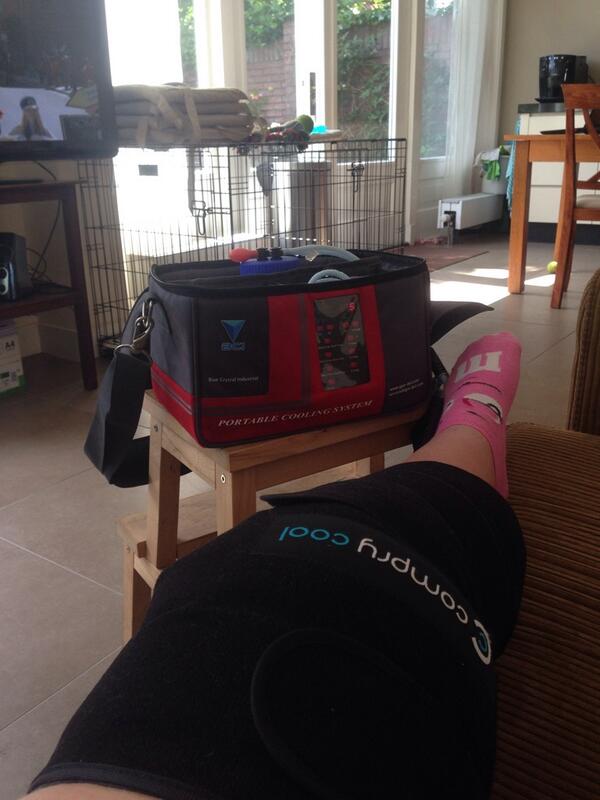AnnikaMeer's tweet photo. Recovering from nationals paracycling time trial with @CompryCool http://t.co/oQKmPZSRic