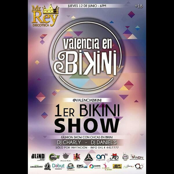 GirlsRodVe's tweet photo. 1er Bikini Show de @Valenciabikini y presentacion a la prensa de las candidatas en @MrReyValencia este jueves 12 http://t.co/204cBVJmnw