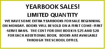 Yearbooks for Sale!