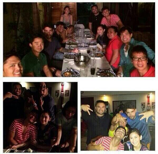 theregetz's tweet photo. Grabe! OMG! Kilig to do max!!! Ang kamay ni Sarah😍 
Mabu.ang nako! Dikit jud si Matteo😘😻💑👫💞👏 http://t.co/ZavdEg6LwO