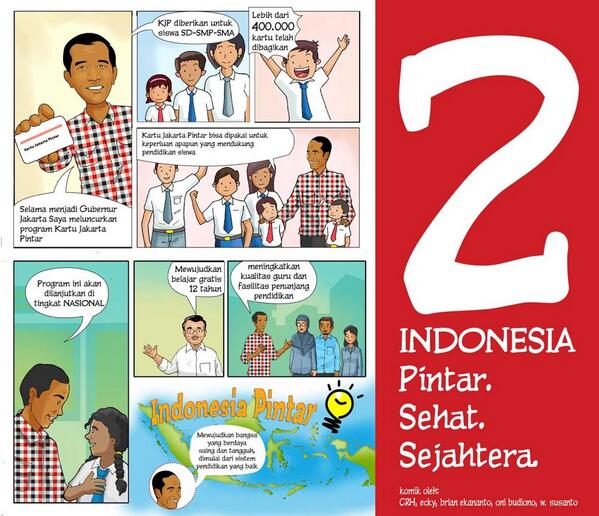 Ini yg sudah dilakukan #Jokowi untuk mencerdaskan anak2 bangsa. prabowo? #PilihJokowiJK #CoblosNomor2