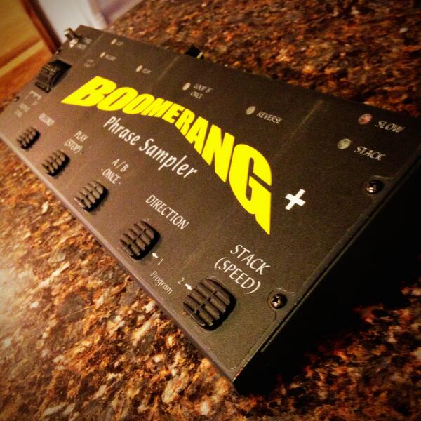 Today's Featured Pedal: The Boomerang Phrase Sampler Plus - pedal-of-the-day.com/2014/06/09/boo…
