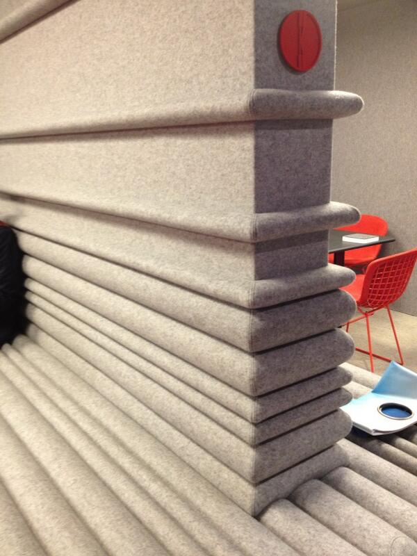 Knoll_Inc's tweet photo. RT @lindaloew: idea 8 @Knoll_Inc FilzFelt Soft &amp;amp; acoustical #LGNeocon http://t.co/I9jAQxCAKZ