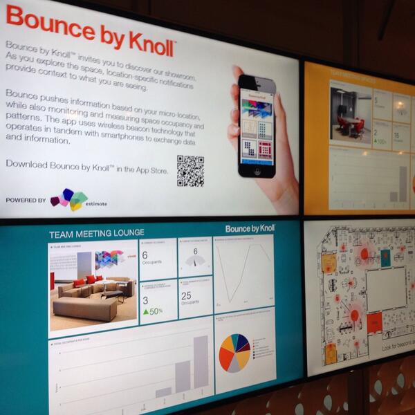 tanujparikh's tweet photo. Estimote is powering @Knoll_Inc's workplace of the future, with real-time space occupancy metrics http://t.co/1n8CjSEhy2