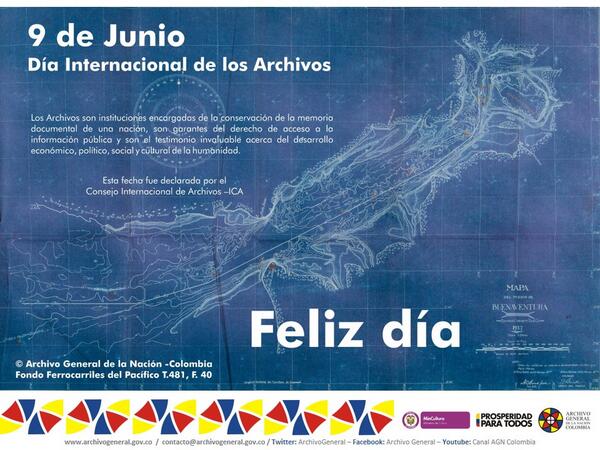 ¡Feliz día internacional de los Archivos!
<a href="/aneecuador/">Archivo Nacional ANE</a> <a href="/scarchivistas/">Sociedad Colombiana de Archivistas.</a> <a href="/ccarchivistas/">Colegio Archivistas</a> <a href="/AgnArgentina/">Archivo General</a> <a href="/ArchivoNacional/">ArchivoNacionalCuba</a>