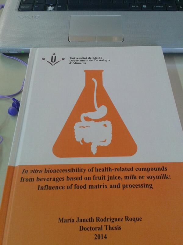 IrenePiquer's tweet image. Literatura de tarda! #bioaccessibility #TFM #masterGIIA