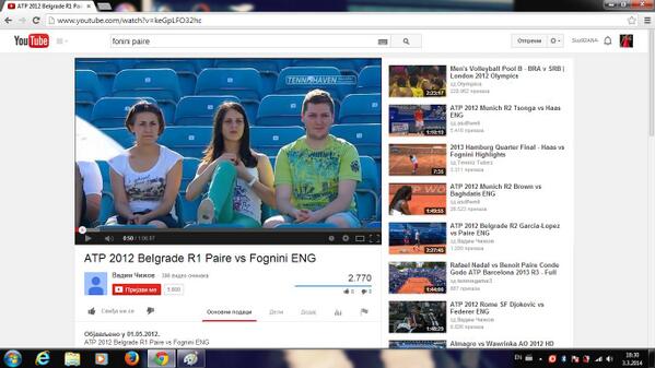 The biggest fans of @benoitpaire at #SerbianOpen. You must remember us? :))) @SuzAnafan @IrenaDrugovic #tbt