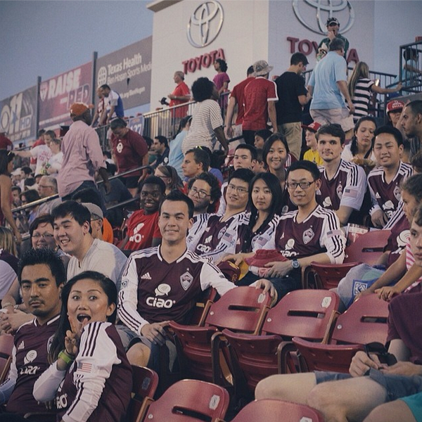 Ciaotelecom's tweet photo. In case you missed the Ciao crowd at the game on Saturday! #latepost #rapids96 #ciaotelecom #ciao http://t.co/55jBJZMZif