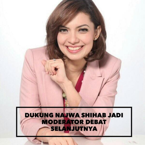 leoagungmy's tweet photo. Ayoo dukung Najwa jadi moderator debat capres - cawapres berikutnya! http://t.co/aqMhtRf132