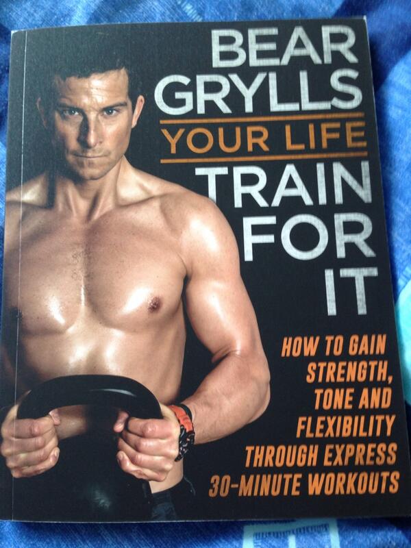 brook_jason's tweet photo. @BearGrylls got your new book! Will be trying it out later. http://t.co/GMyE23dGcC