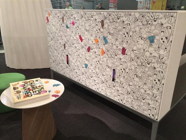 SteelcaseHealth's tweet image. This little pice is feeling the love at #NeoCon2014. You gotta stop by Suite 3-100 to check it out.