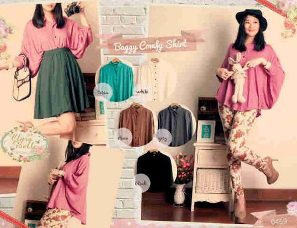 RSMCollection's tweet photo. 046014 Baggy Comfy Shirt 120rb rayon import adem fit to XL http://t.co/fTIzb9cQd9