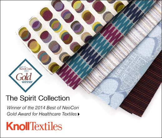 KnollTextiles's tweet photo. Our Spirit Collection of Healthcare textiles is Best of #NeoCon14 Gold Award Winner @NeoCon http://t.co/pgDp7TN9ef http://t.co/g7wUg4ITf9