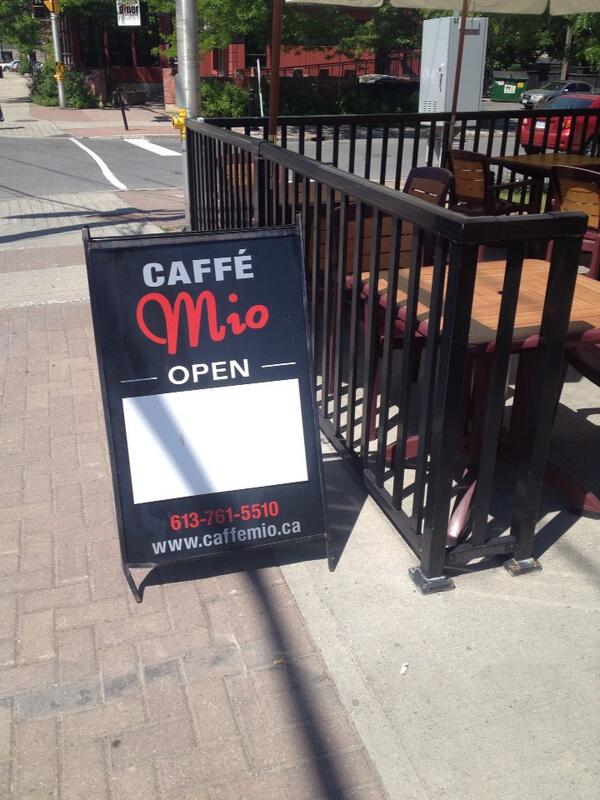 miowellington's tweet photo. We're ready for you @wellingtonwest patio goers! Salute! http://t.co/b23JV6dJp5