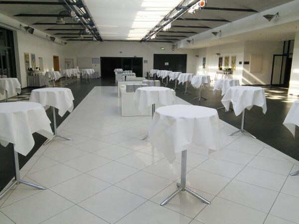 tekojo's tweet image. Qt contributors&apos; summit break area ready and waiting for morning coffee. #qtcs2014