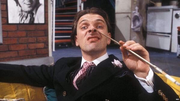 BBCNews's tweet photo. Rik Mayall (1958 - 2014): A comedy career in pictures http://t.co/PqcI3l8Vtj http://t.co/1BOjuw5dkU