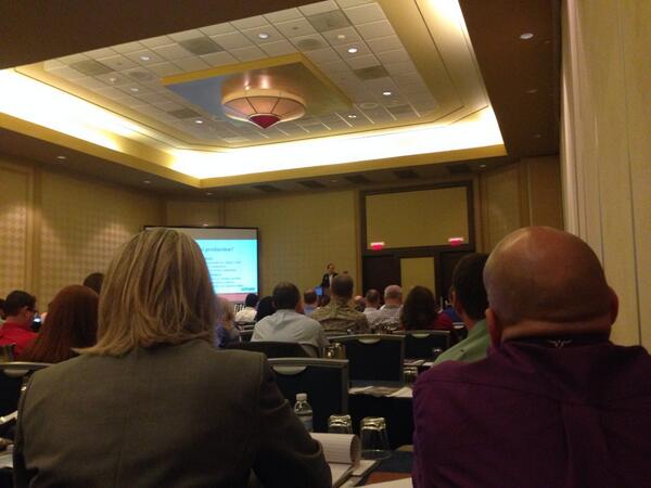 charliehaldeman's tweet photo. Here's a pic of our social media expert talking about twitter. On twitter. Hearing an echo?
#raycomsummit14 http://t.co/I1Gl0xKYl8