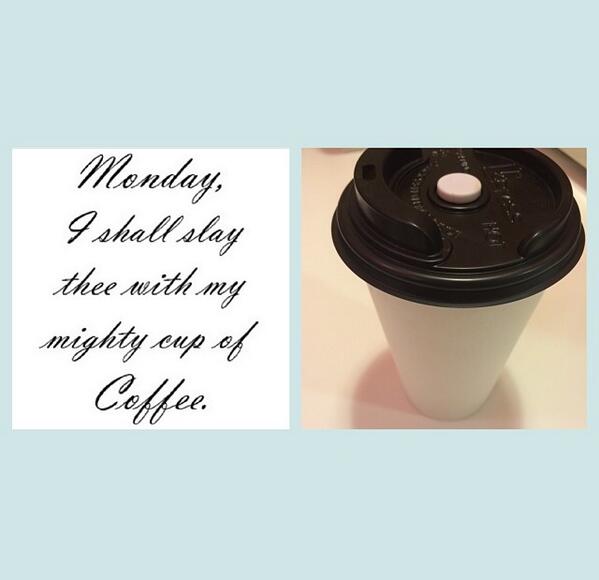 Smart_Cup's tweet photo. Monday, beware! Armed with #SmartCup #FrenchPress #coffee and ready to take on the day! http://t.co/kr9UWJnloM