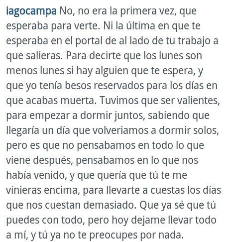 iagocampa's tweet photo. Los lunes son menos lunes si hay alguien que te espera.  http://t.co/HYz6nanKUF