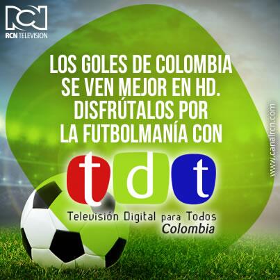 Si quiere vivir todo el mundial por <a href="/FutbolmaniaRCN/">Colombia Grita Gol</a> en ALTA DEFINICIÓN, ingrese ya mismo a: tdtparatodos.tv
