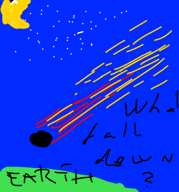 Galoneth's tweet photo. Meteorite http://t.co/7xJpsJBl8F