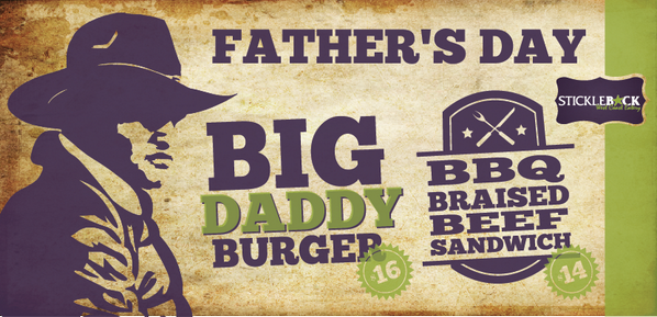 Celebrate Father&amp;#8217;s Day at Stickleback  West Coast Eatery #YYJ #Sooke buff.ly/1nuy9Dt