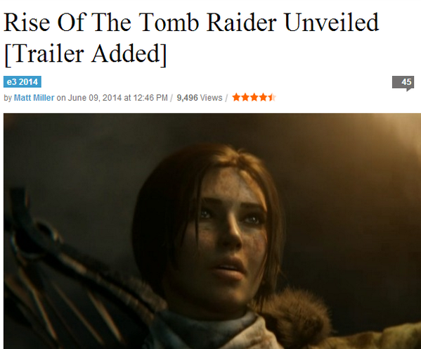 tombraider's tweet photo. Thanks for the article on #RiseOfTheTombRaider, @gameinformer! http://t.co/qTG4U4aIaZ http://t.co/QVCpxcEQT2