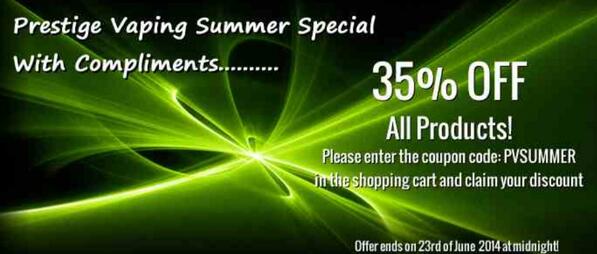 Great Offer: 35% off all products by using coupon code PVSUMMER in the shopping cart.
Offer ends 23rd June 2014