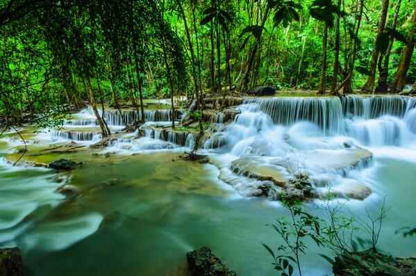 ThailandInsider's tweet photo. #ThaiTrivia time! Do you know what waterfall this is? Hint: it’s located in Kanchanaburi http://t.co/BRZu3n4B7F