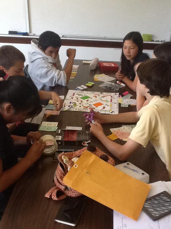 MADgrade8's tweet photo. 7 SS project: Students made "Monopoly" boards in groups for their selected chapters. #monopoly #projectbasedlearning http://t.co/ZqMkxUg62I
