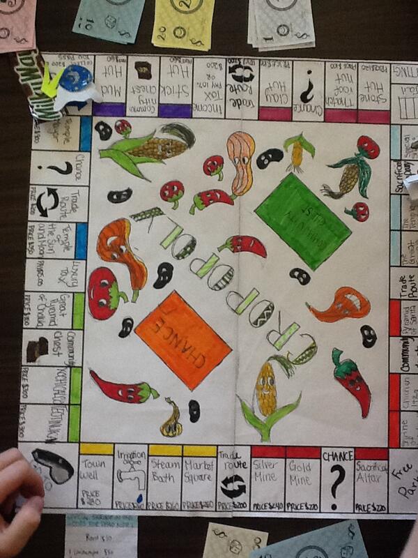 MADgrade8's tweet photo. 7 SS project: Students made "Monopoly" boards in groups for their selected chapters. #monopoly #projectbasedlearning http://t.co/XB6rpL9uvB