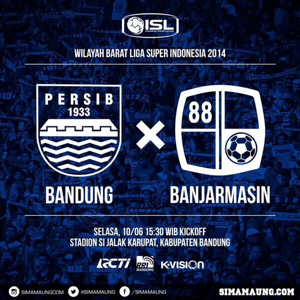 simamaung's tweet photo. Wilujeng enjing bobotoh, wilujeng #PersibDay http://t.co/6ic8NceXe8