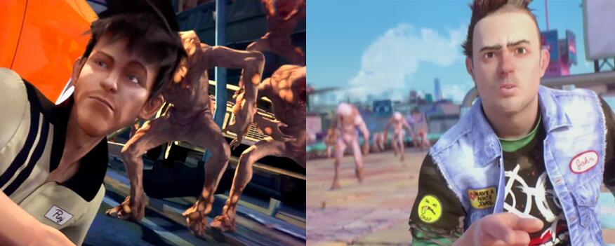 John Davison on X: Sunset Overdrive dude got a rad new haircut. Maybe I'll  start just shaving one side  / X