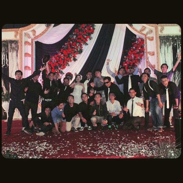 Griffons army madura at party wedding benny 😀