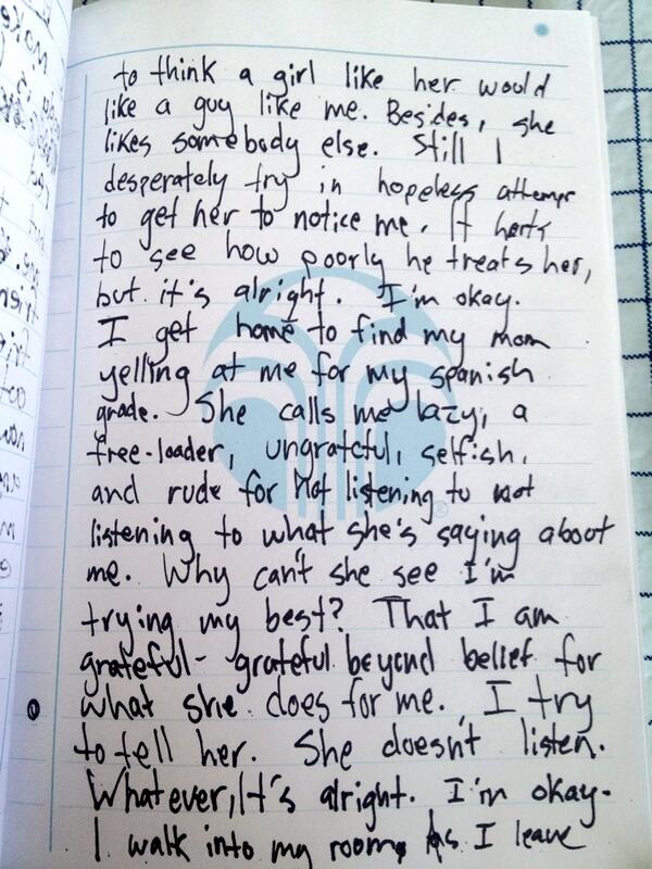 6journal9's tweet photo. "It's alright, I'm okay" 
June 9th 2014 http://t.co/Zjxi5xAFW4