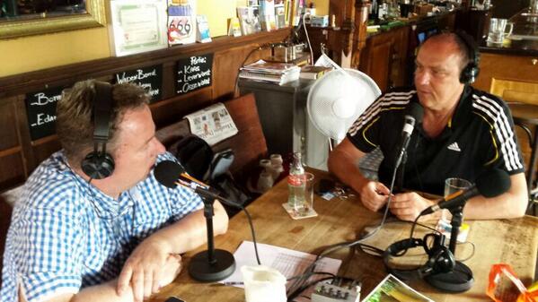 Surrey2016's tweet photo. Thanks @H105SportCafe for having @WCSoftball2014 as a guest on your live radio show! http://t.co/K7QQrtgs5e