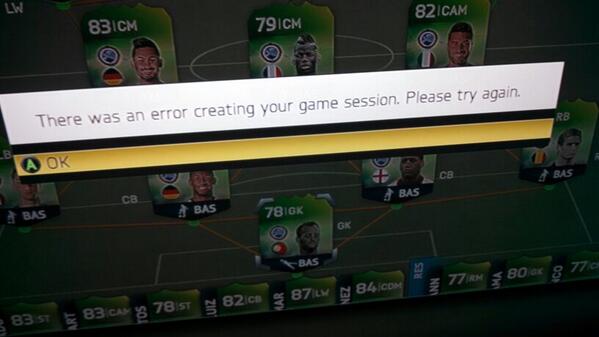 SplashPoduction's tweet photo. @EASPORTSFIFA  why can't I play? http://t.co/MCJgyUe4Mc